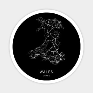 Wales Road Map Magnet